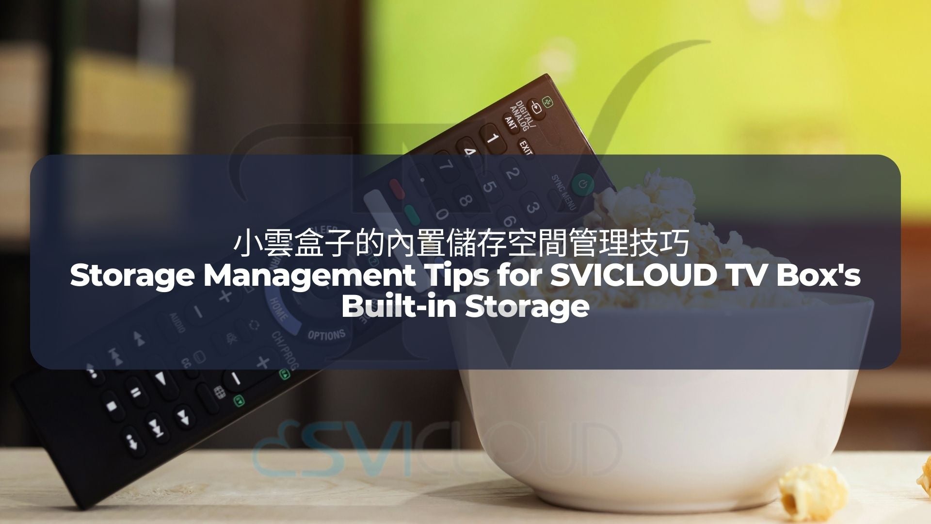 Bitvu Simple Storage 小雲盒子的內置儲存空間管理技巧 | Storage Management Tips for SVICLOUD TV Box's Built-
