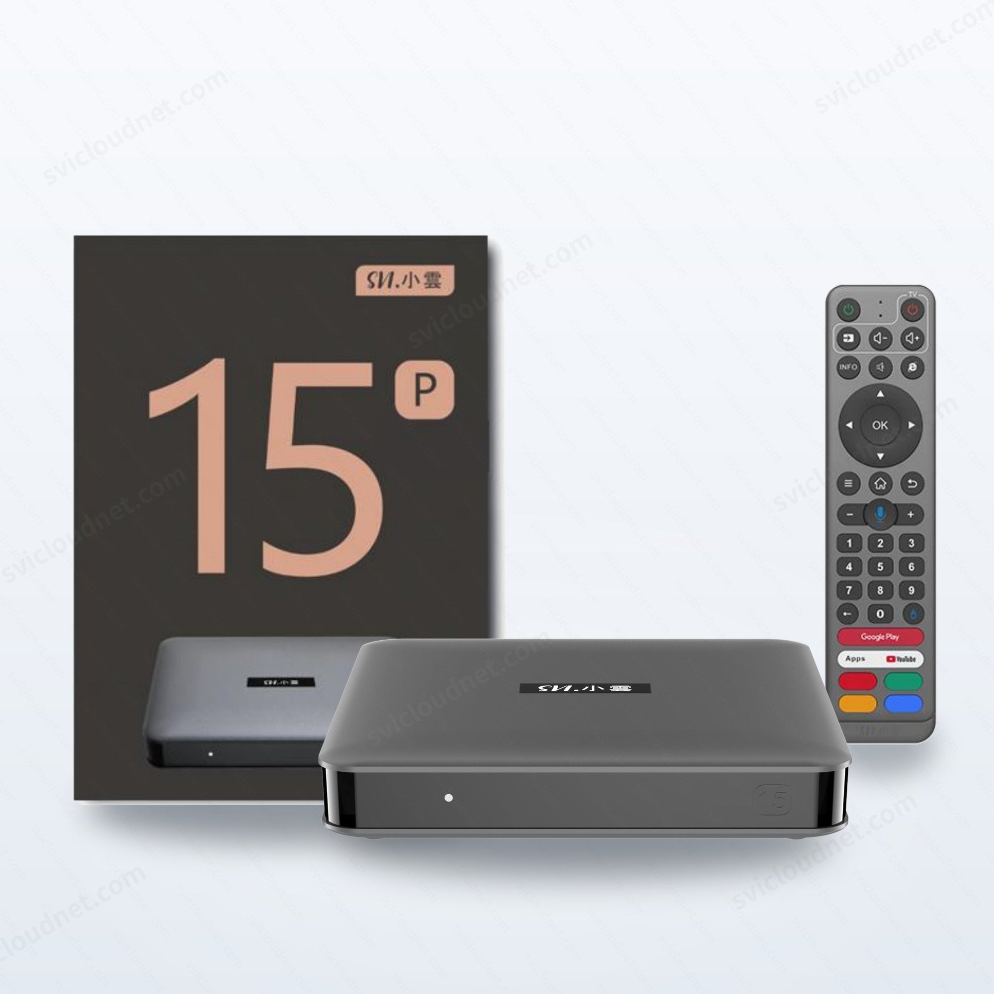 SVICLOUD 15P 小雲盒子TV Box | Android 14 Wi-Fi 6 | 4+64GB